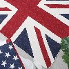 국기퀼트 카페트(200x230) flag 유니언잭 영국 미국 러그 거실카페트